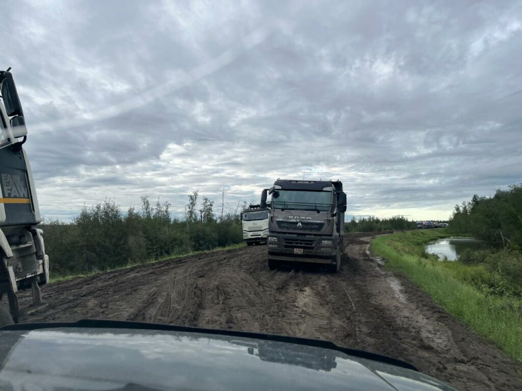 движение на федеральной трассе «Колыма» остановлено
